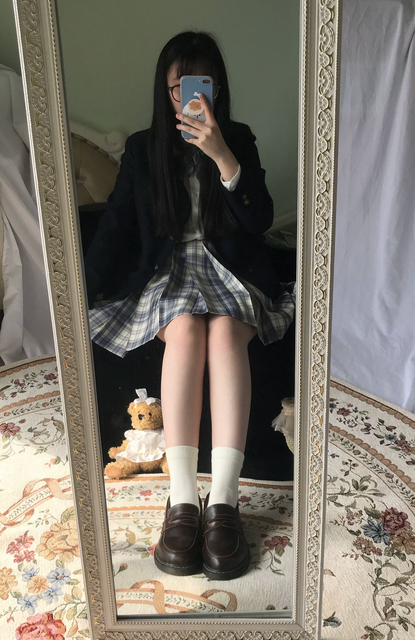 Chubby Bear Tales - Custard Bun - Two-Pair Ribbed Tube Socks in Multiple Lengths