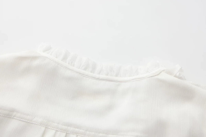 Immortal Thorn - Eternal Treasure Voyage - Ouji Lolita Chiffon Blouse with Ruffles