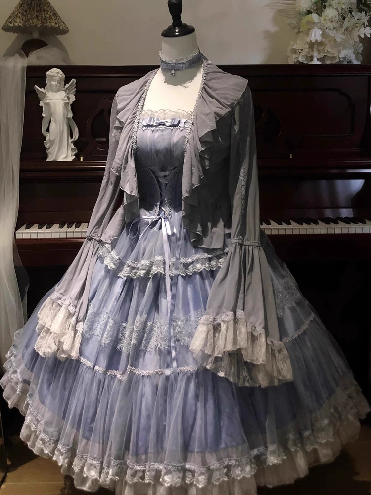 Emoji Dream - Misty Forest - One-piece romantic lolita dress