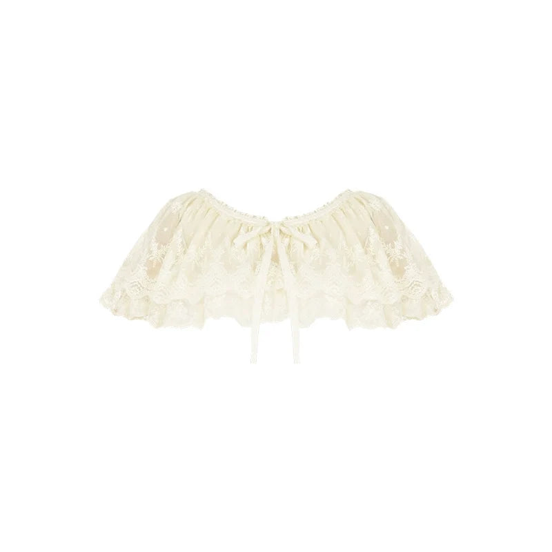 With PUJI - Letter and Poetry - Classic Lolita JSK Suit Four-tiered Twins Dress (L M S) 40710:677336
