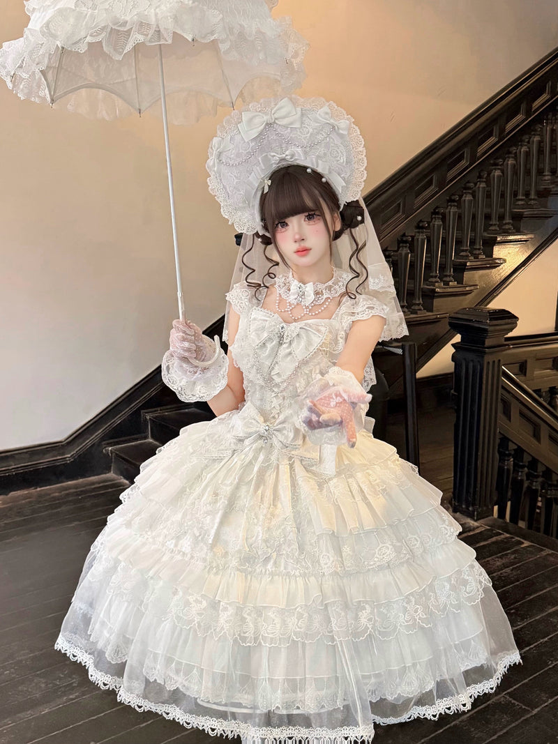 Miaolin Original - Rose Oath - Sweet Lolita JSK dress