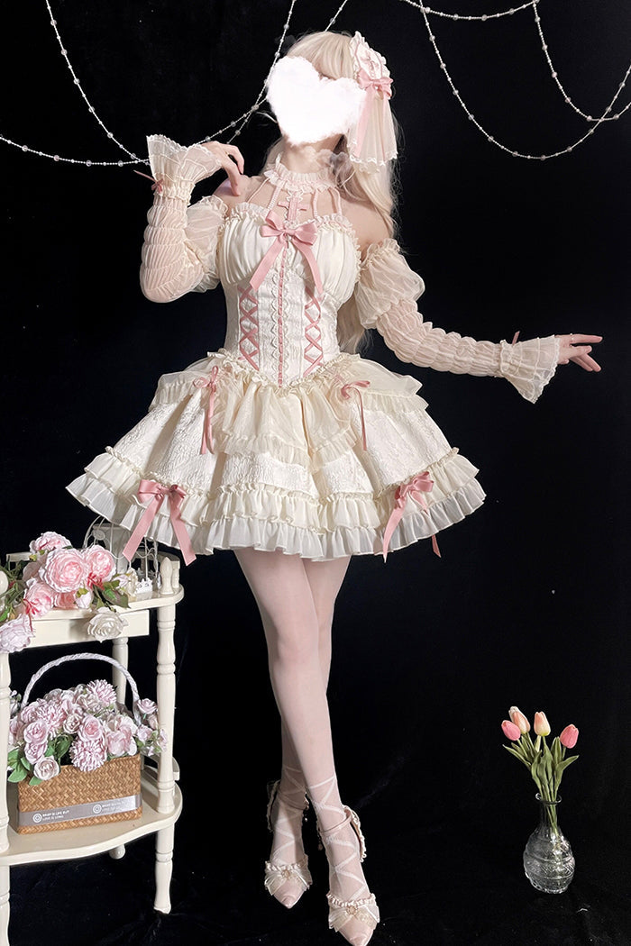 Alice Girl - Cross Maiden - Gothic Lolita Hair Clips Veil Headbow