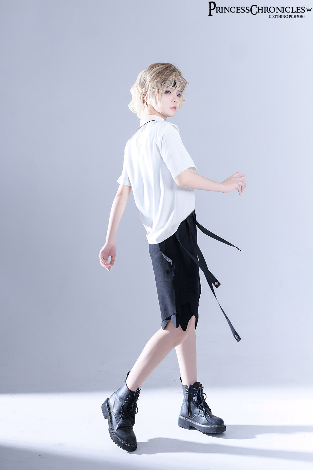 Princess Chronicles - Embroidered White Ouji Lolita Shirt - Innerwear