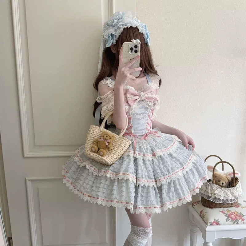 Hanguliang Flower Letter JSK Dress