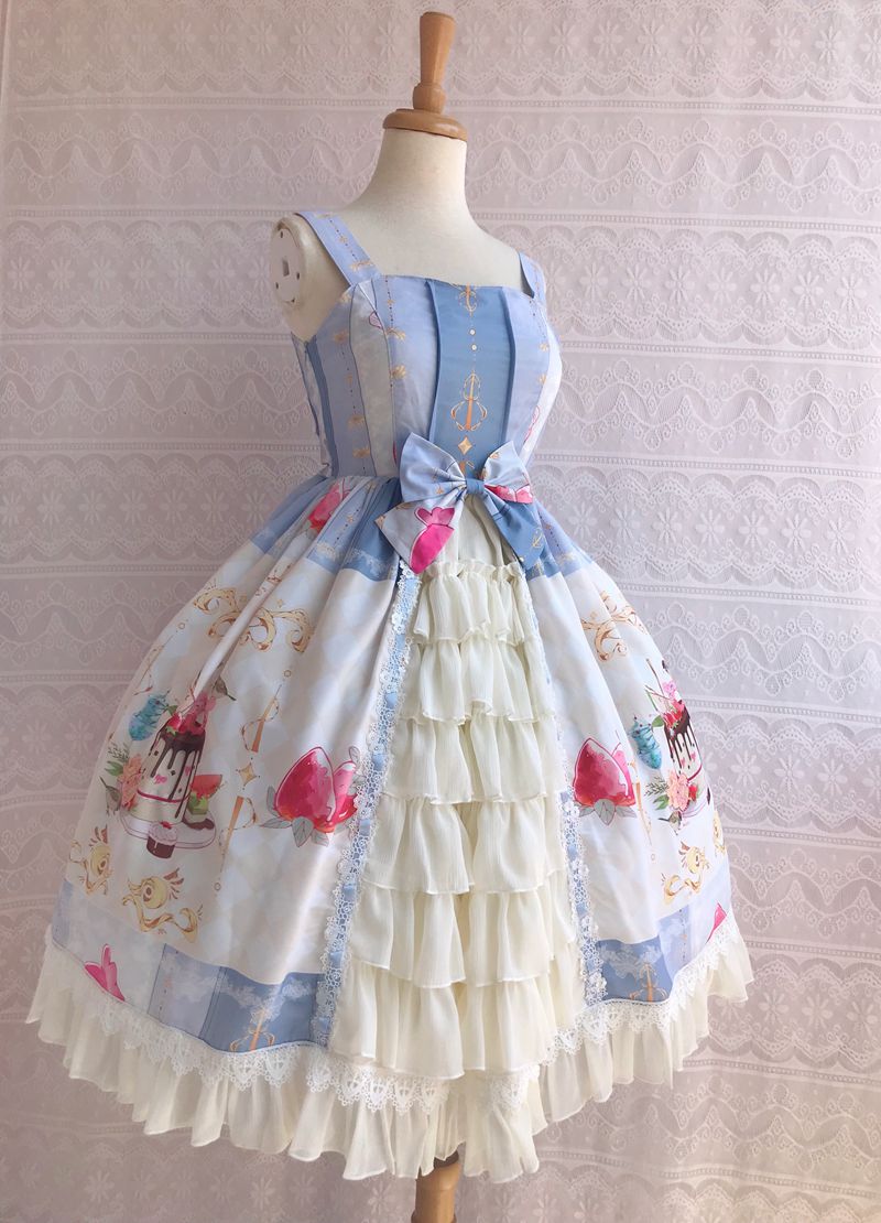 Yilia - Summer Dessert Front Opening Lolita - JSK JSK Dress