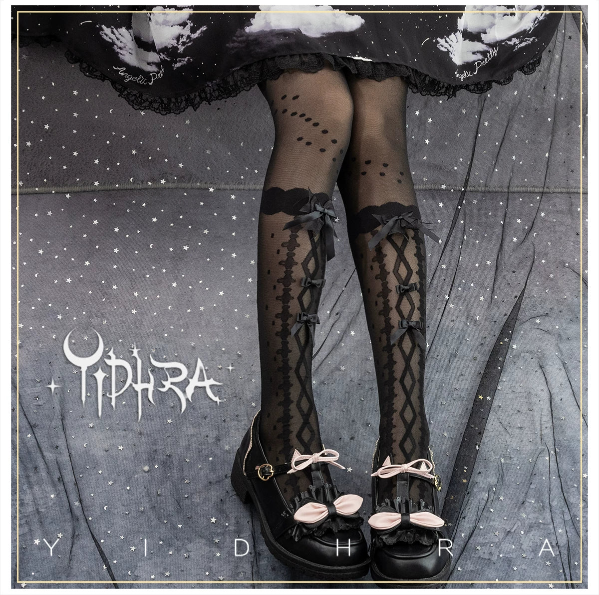Yidhra Bridal Song Special Edition Lolita Tights – detail view 3