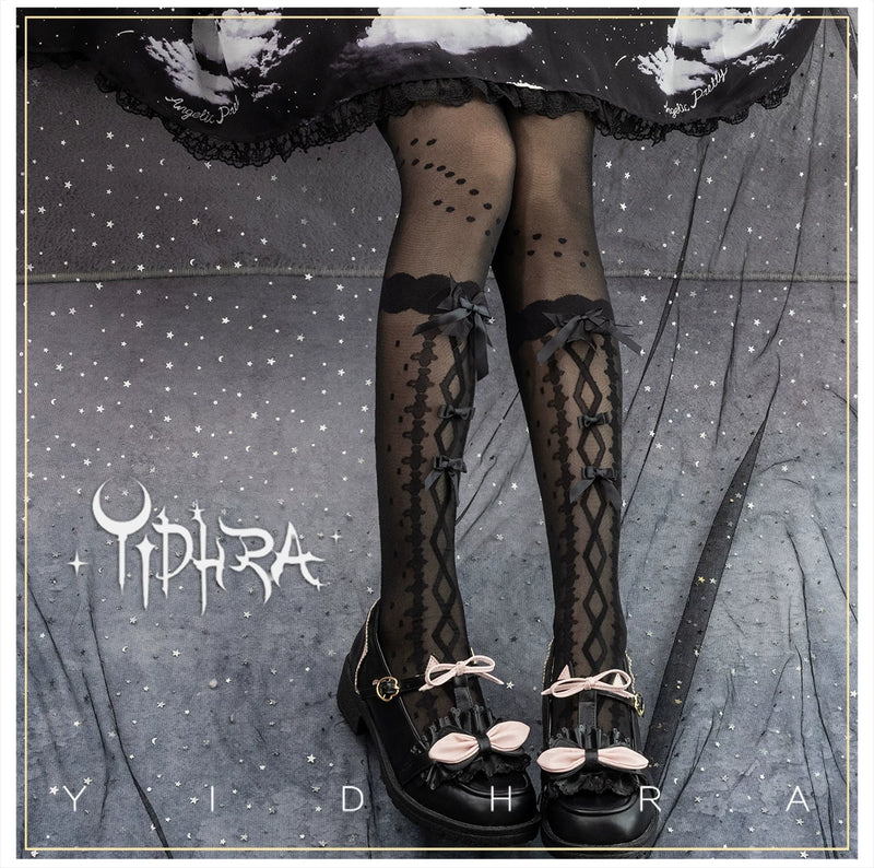 Yidhra Bridal Song Special Edition Lolita Tights – detail view 3