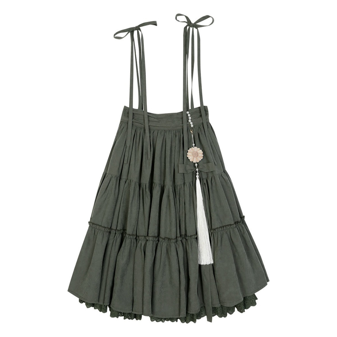 Meow Studio - Sunflower Appointment - Chinese-Style Lolita Skirt Suit with Sunflower Prints