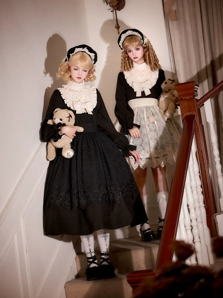 With PUJI - Twilight Choir - Lolita OP Dress detail view 3