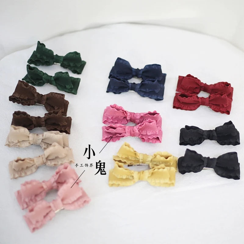 Xiaogui - Cute Lolita Headwear Ponytail - Hairclips Daily Lolita Accessories Headwear