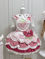 Strawberry Bunny Bubble Skirt / S