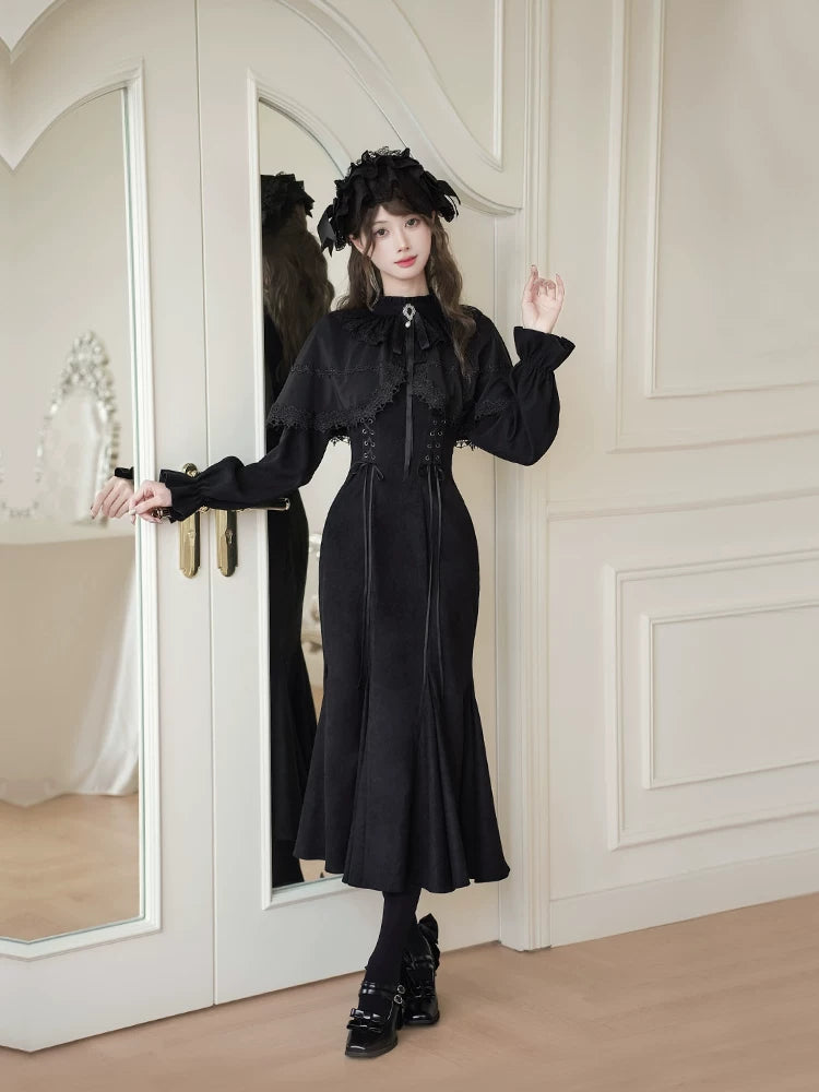 With PUJI - Dream Lost - Lolita OP Dress detail view 4