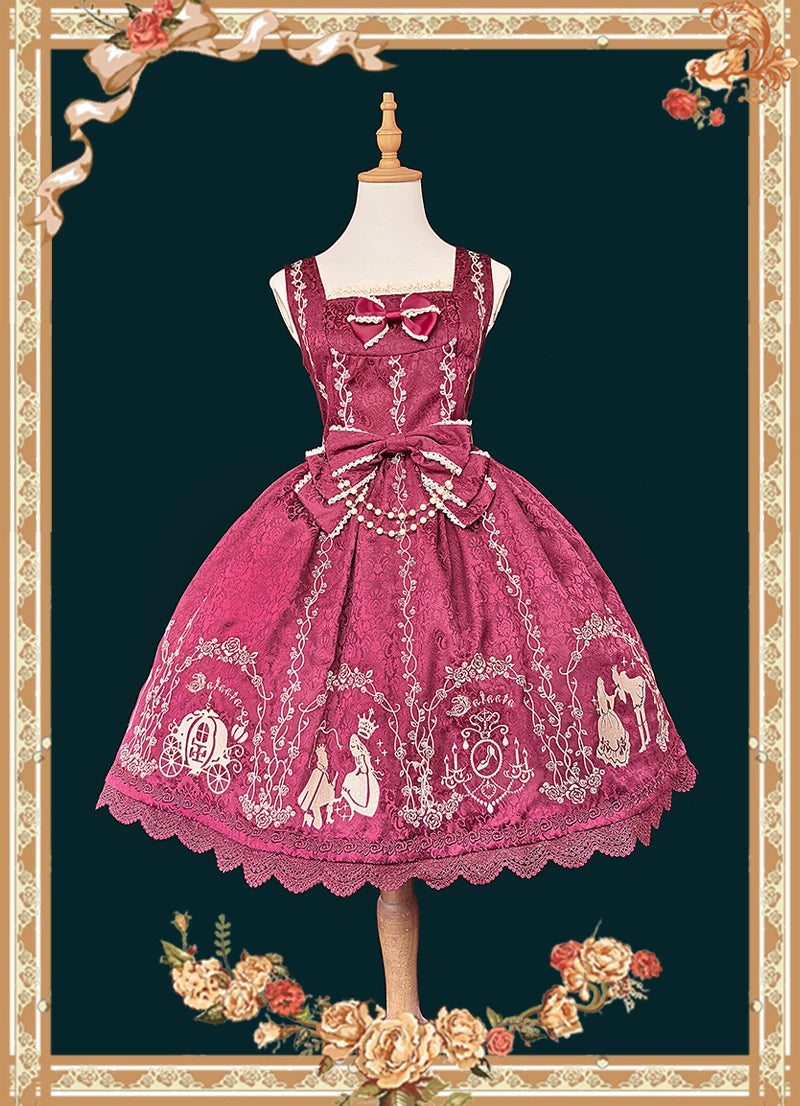 Infanta - Cinderella - Embroidered Velvet or Patterned JSK