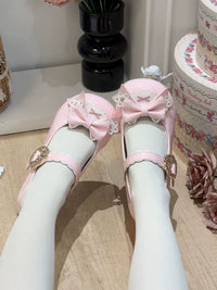Kitten Toast - Cat Paw Party 3.0 - 1.5 cm Low-Heel Mary Janes - Pink - 1.5 cm Heel / 34
