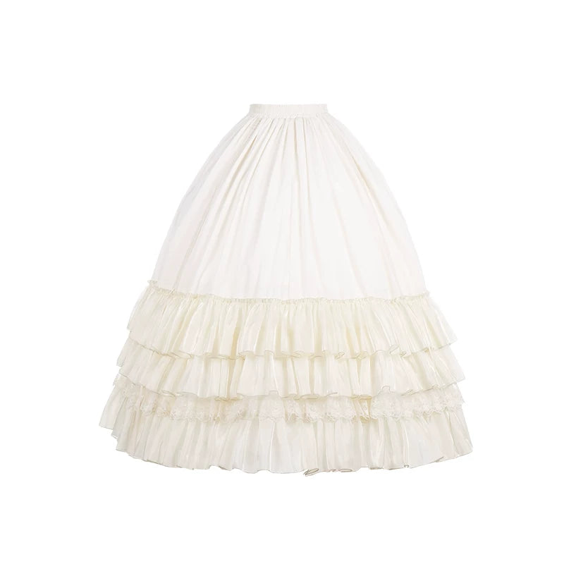 With PUJI - Nanke - Edwardian Collar Classic Lolita OP Dress Outfit detail view 8