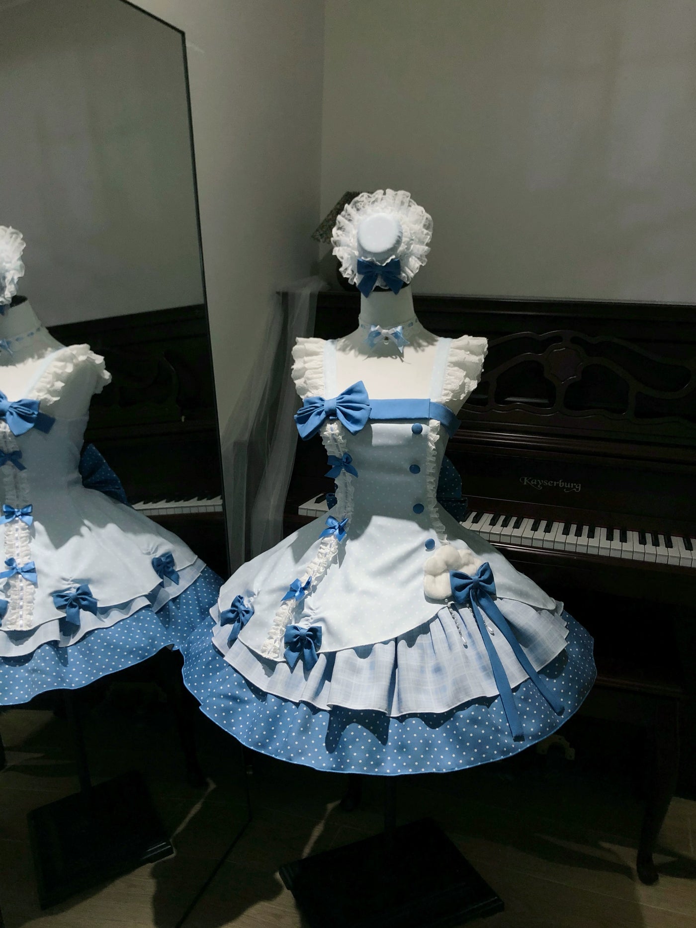 Sweetheart Dream - Glass Bottle - Blue JSK Dress Full Set