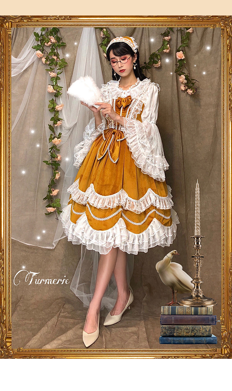 Sakurada Fawn - Plus Size Lolita Princess Sleeve - Blouse Innerwear