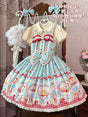 Actual Product Photos; No 7-Day Change-of-Mind Returns / Mint / JSK (In Stock; Ships Within 10 Days) Detachable Waist Bow + Belt / S