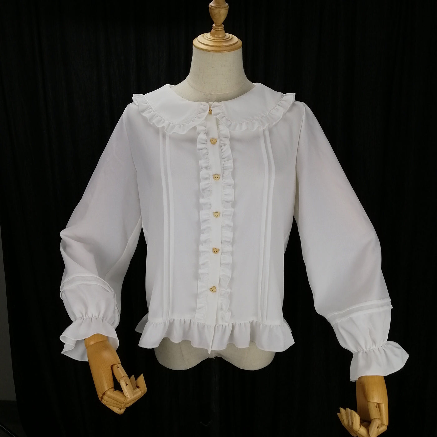 Sakurada Fawn - Elegant Lolita Long Sleeve Blouse - Innerwear