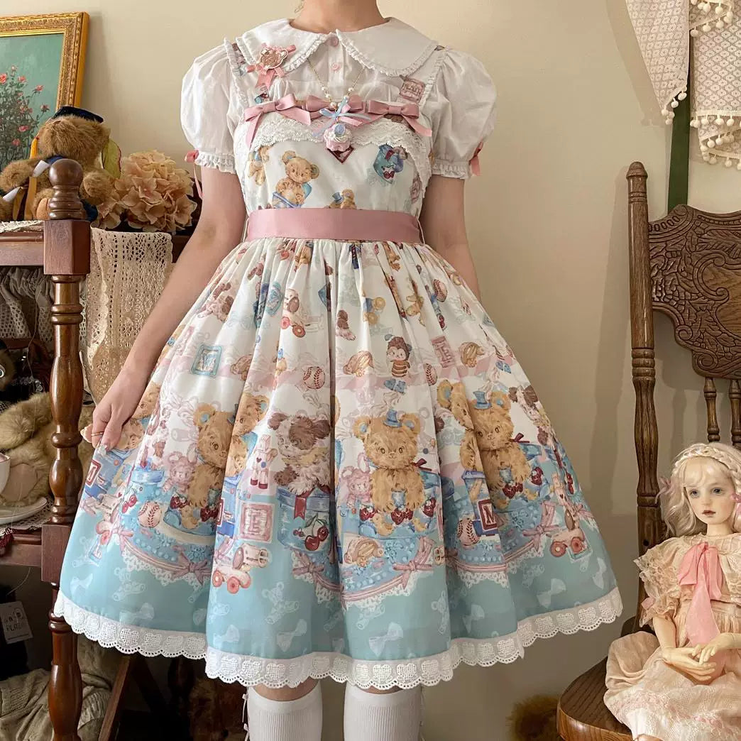 Sweetheart Dream Machine - Toy Anniversary Walnut Museum - White Puff-Sleeve Inner Shirt