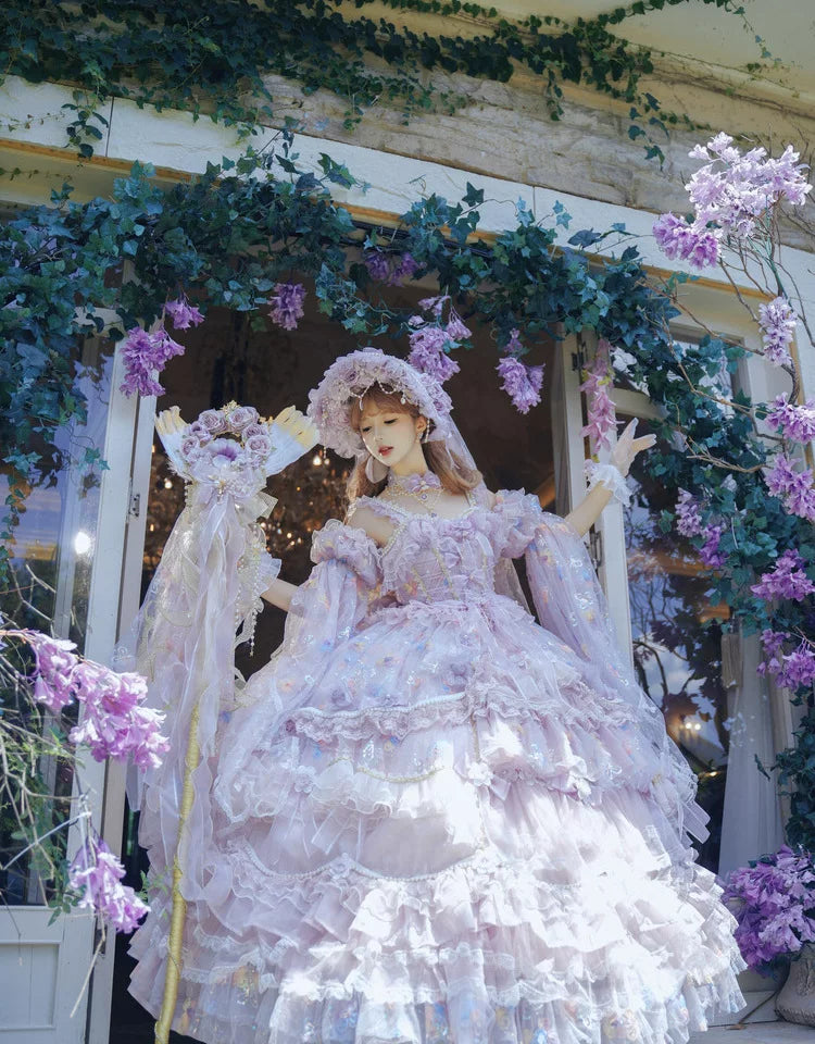 Lolita - Princess on the Run - Lilac formal lolita JSK