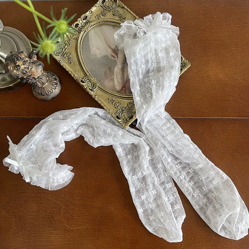 Sock Noble - Layering Mix - Socks and Leg Ring Options with Lace Details
