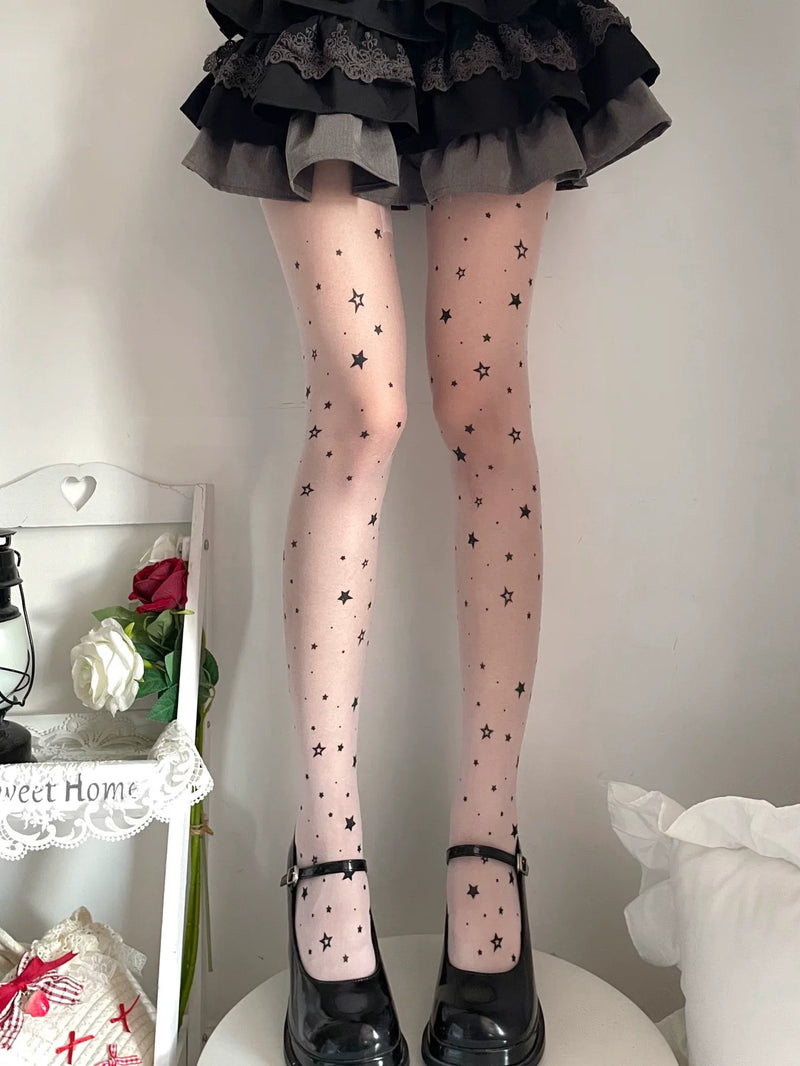 Fantasy Doll - Music Note - Printed Tights with Music-Note Options