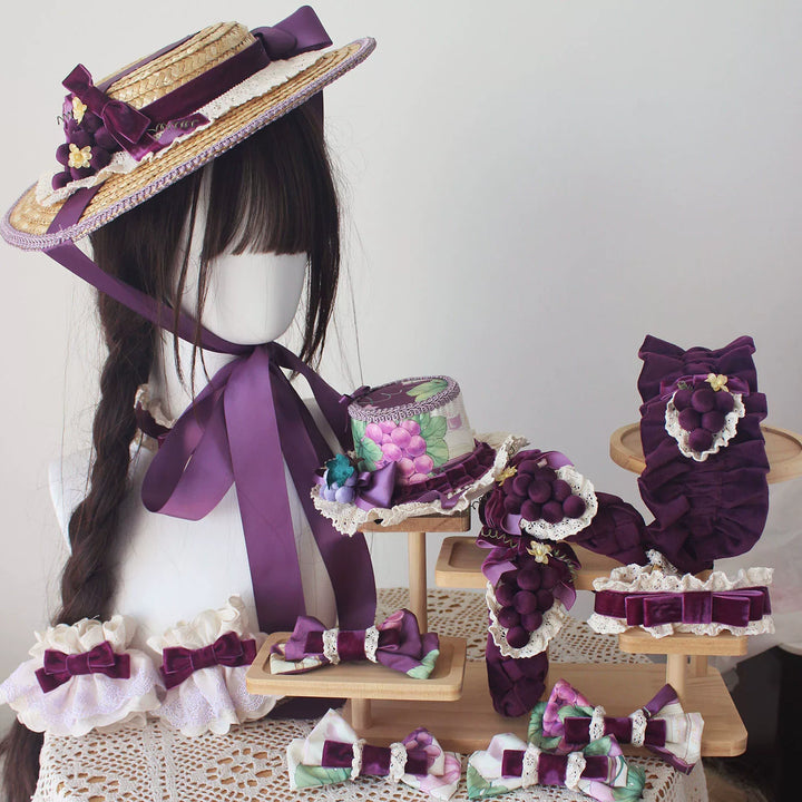 Handmade – Loire Vineyard Grape Lolita Accessories