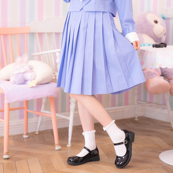 Sosic - Sweet Lolita Mary Jane Flat Shoes - Shoes