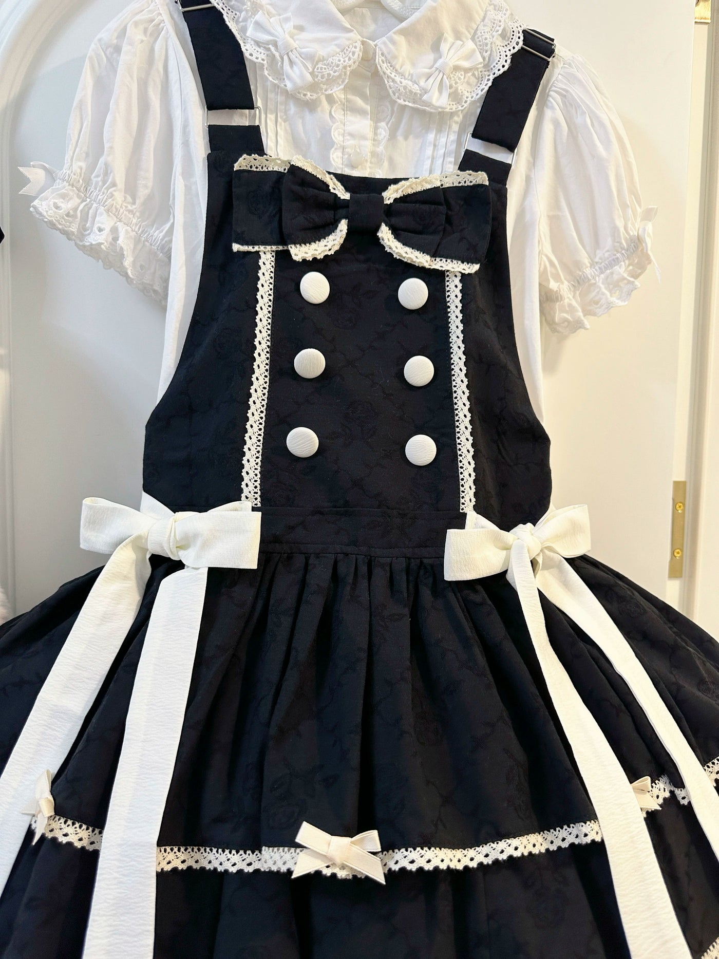 White Tea Story - Mianmian Ice - Three-tier 100% cotton lolita jumper