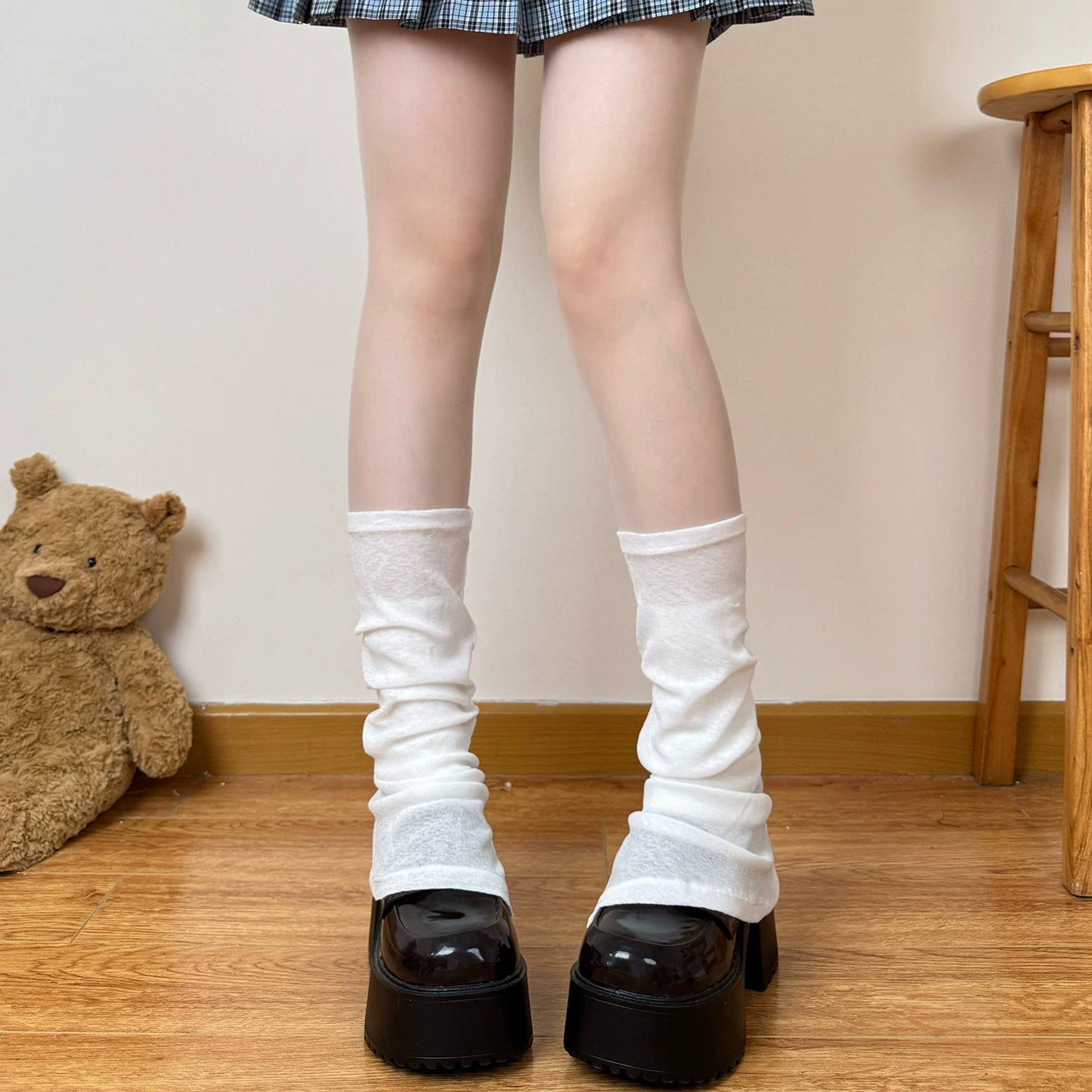Chubby Bear Tales - Summer Layering - Sock Covers with Wide-Leg, Slouch and Lace Options