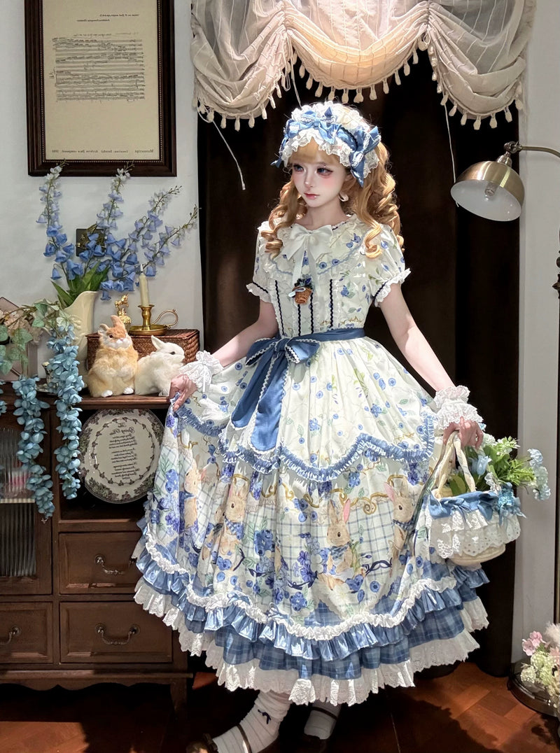 Doll Poetry - Blueberry Letter - Pastoral Sweet Lolita tea-length