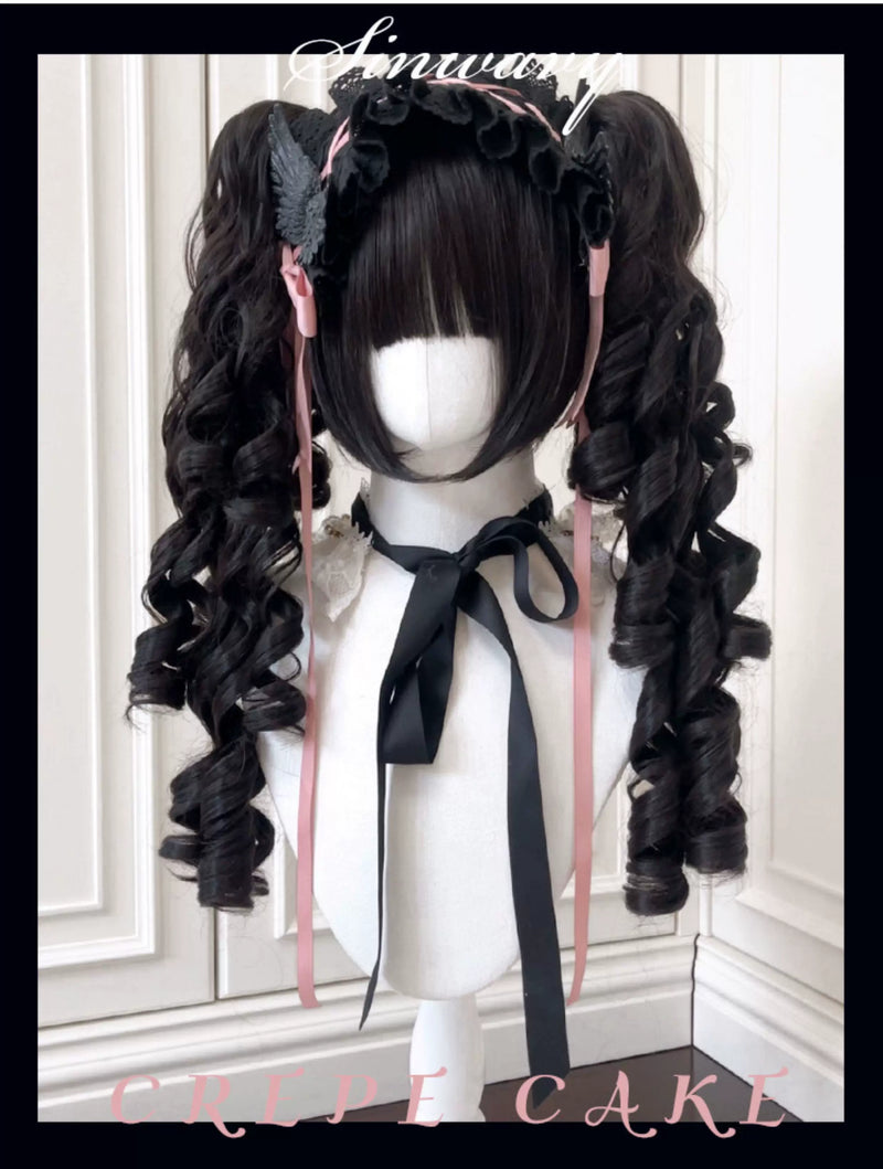 Sinwavy black Roman curl twin ponytail wig - view 6