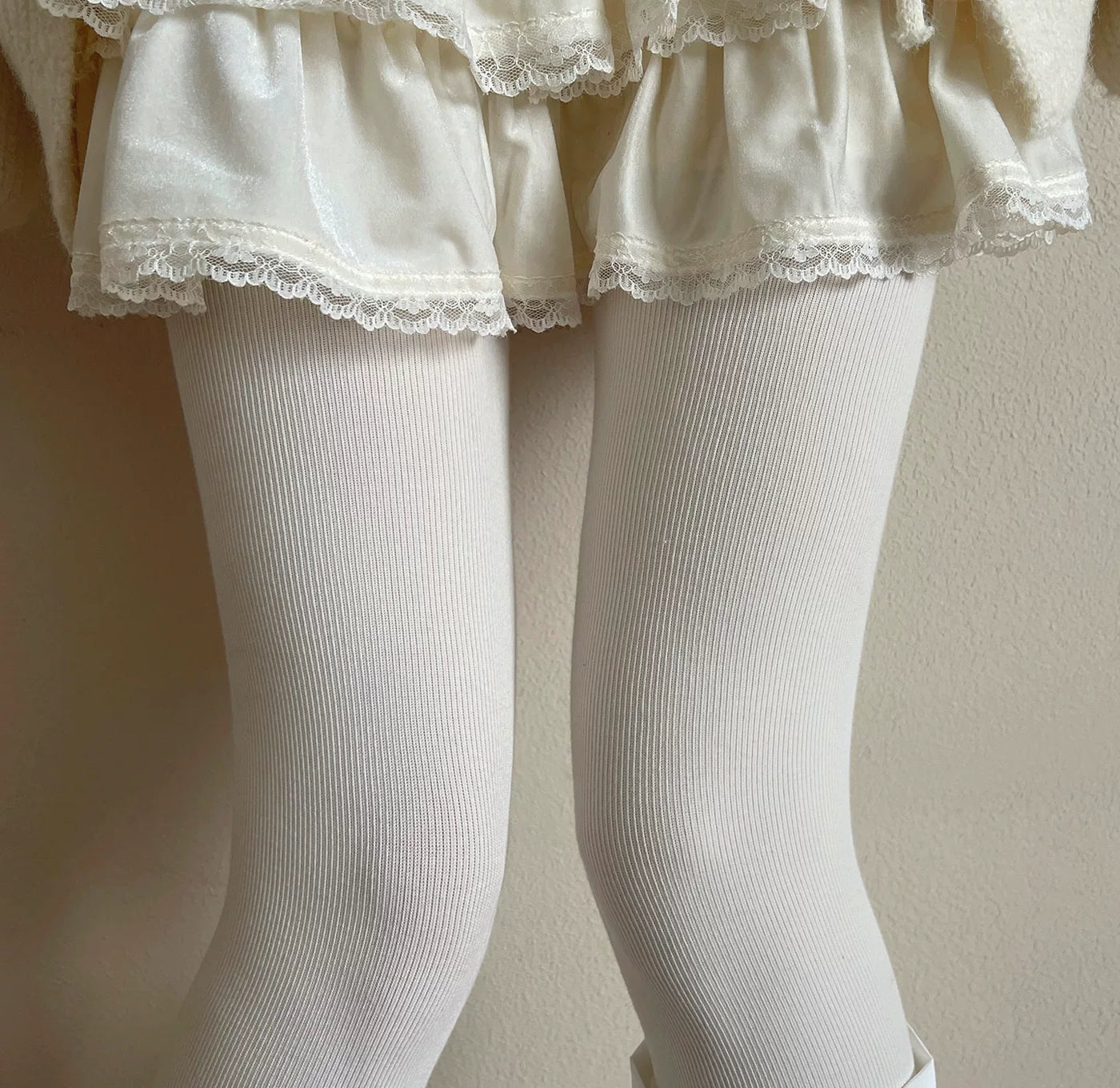 Sock Noble - Rabbit-Ear Warmers - Fuzzy Mid-Calf Scrunch Socks with Bunny-Ear Cuffs