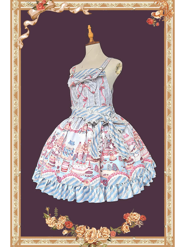 Infanta - Candy House - Printed Suspender Skirt & Accessories