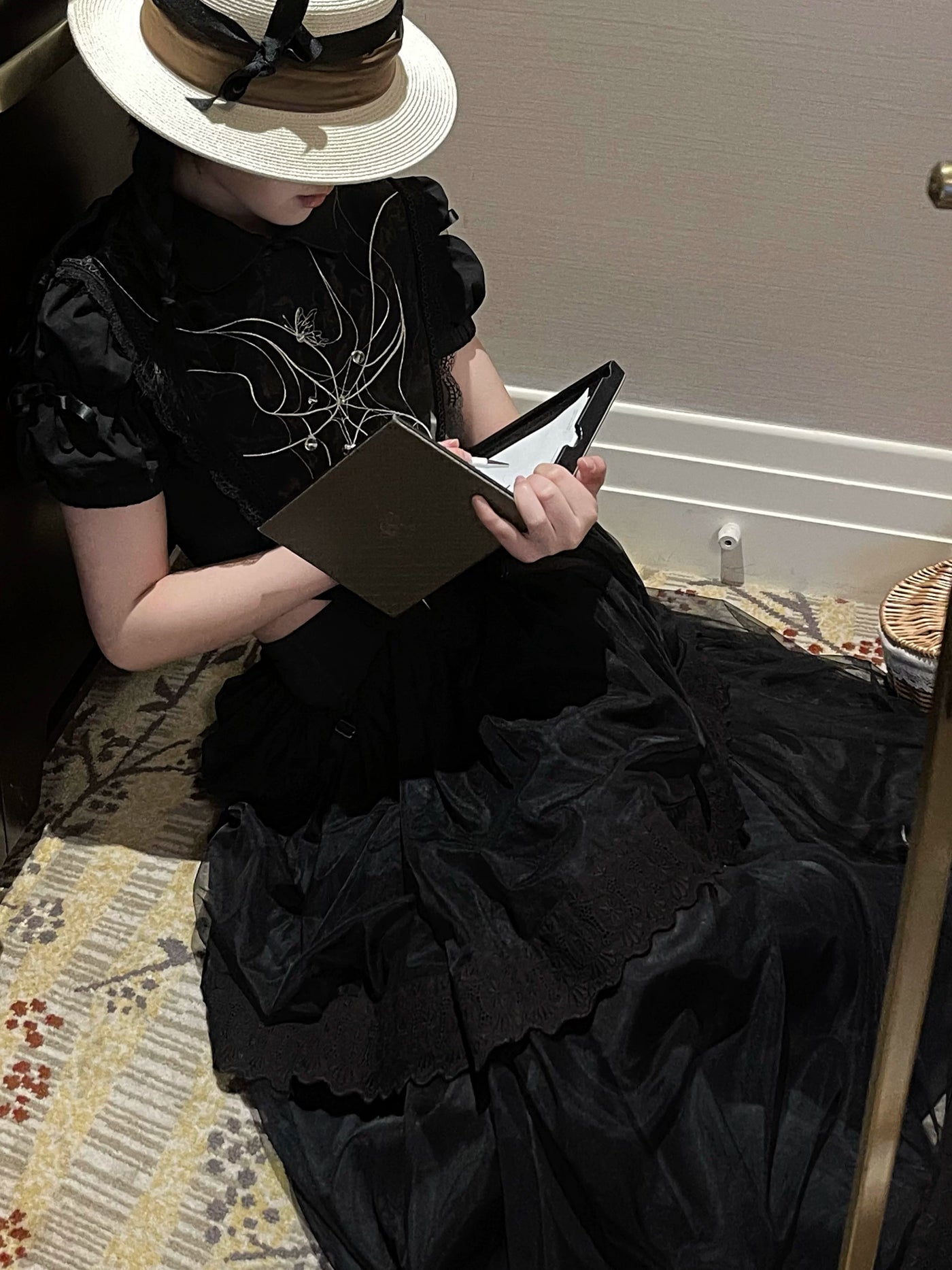 Nololita - Third Anniversary Spiderweb - Spiderweb Lolita Separates with Two-Tier Mesh Skirts