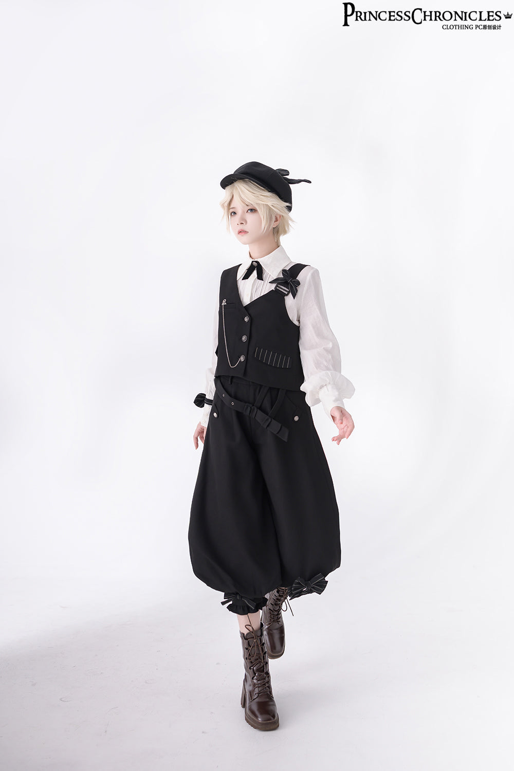 Princess Chronicles - Vintage Kawaii Bow Lolita Beret - Headwear