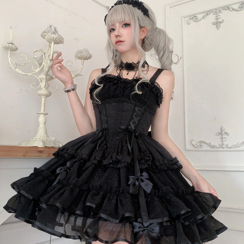 Zhijinyuan Dance of Time Ballet JSK — Black ballet JSK
