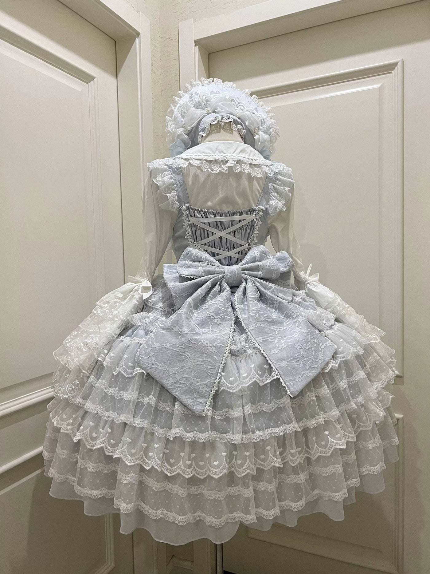 Sugar Girl - Dream Prelude - Dreamy Princess Lolita JSK Dress Suit, Tiered Lace