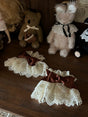 Pair of milk apricot side clips (select S size) / S
