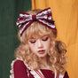One Size / Miss Betty-wine red(with white detail)