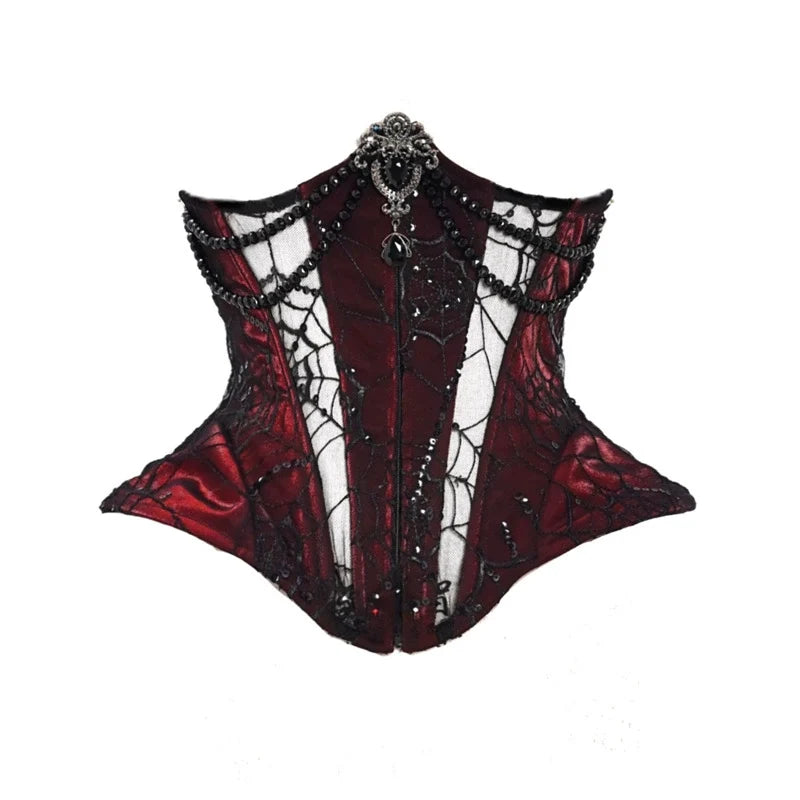 Blood Supply - Duchess - Gothic Lolita dress set with a velvet halter camisole