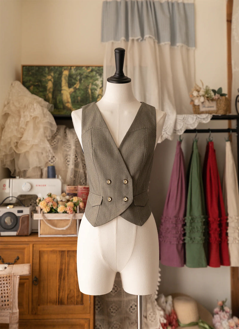 Forest Wardrobe - Forest Basket 4.0 - V-Neck Waistcoat - 8