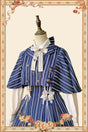 S / cape bleu foncé