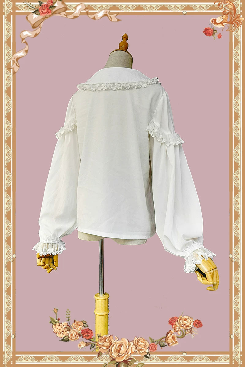 Infanta - Starfield - Long-Sleeve Chiffon Blouse