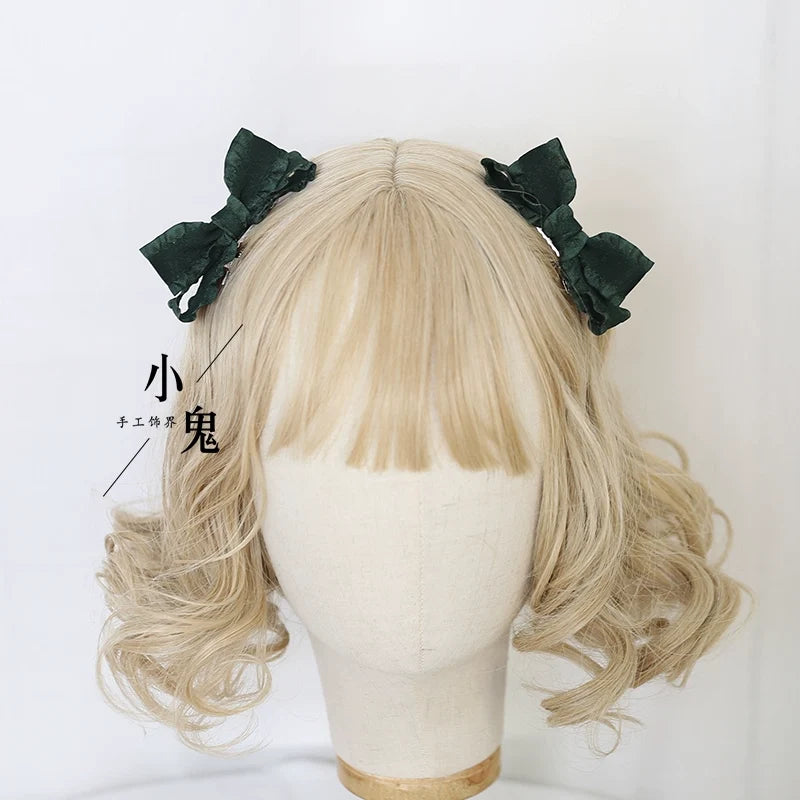 Xiaogui - Cute Lolita Headwear Ponytail - Hairclips Daily Lolita Accessories Headwear