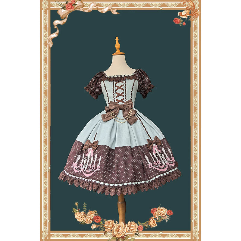 Infanta - Chandelier - Puff-Sleeve Lolita OP