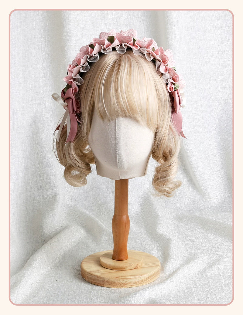 Stardust Rose - Garden Bouquet - Floral Hat and Headband Selection