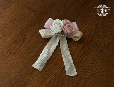 Elegant Lolita Head Accessory pink clip