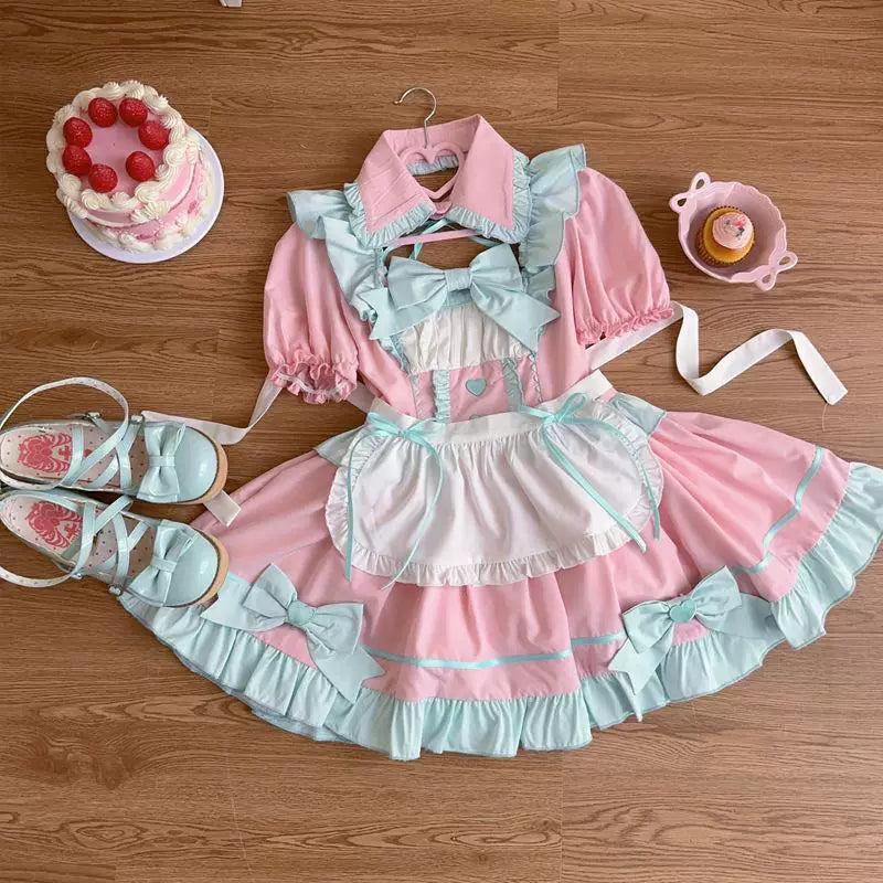 Sweetheart Dream Machine - Sweet Maid - OP Dress Set with a Ruffled Apron